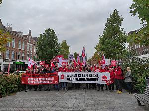 woonprotest Rotterdam 17 oktober
